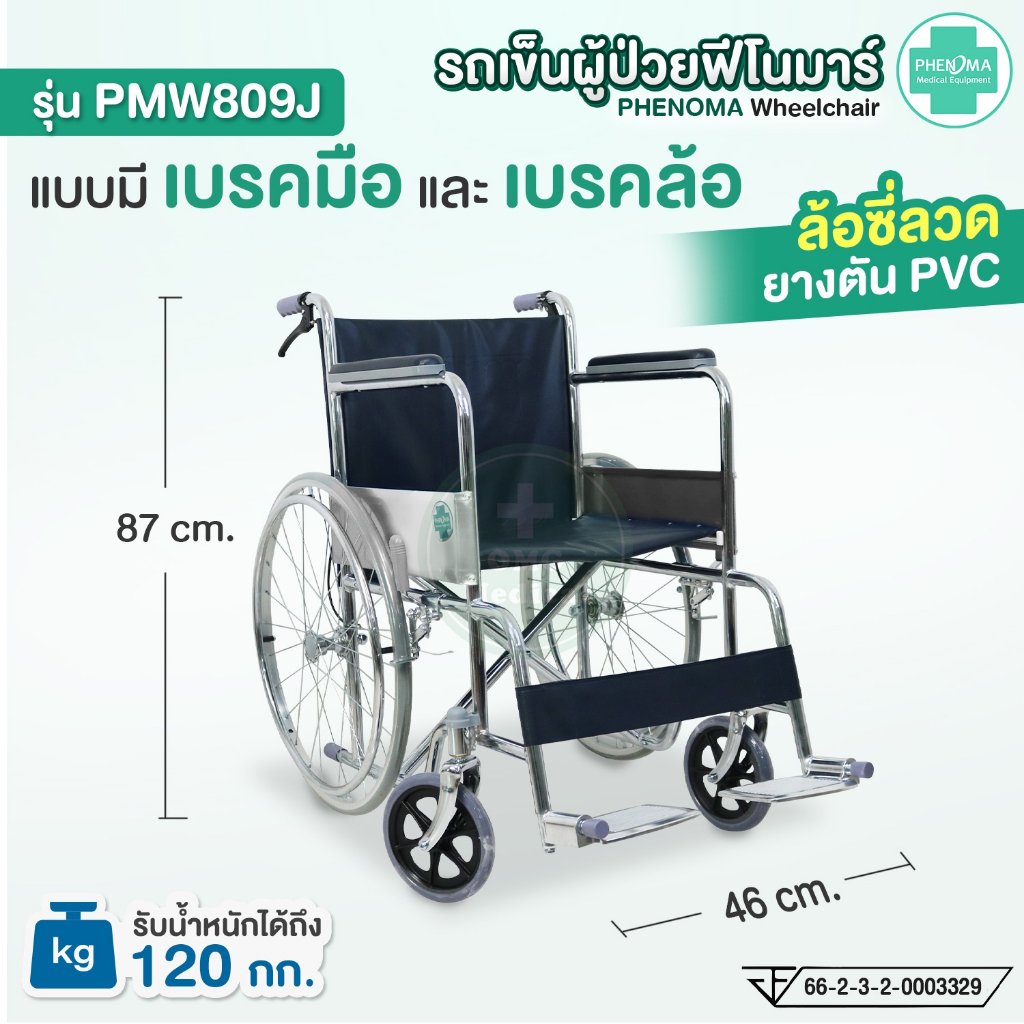 รถเข็นผู้ป่วย 5 รถเข็นผู้ป่วย พับได้ (2)