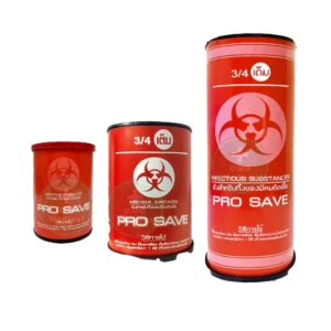 ถังทิ้งเข็มกล่องทิ้งเข็ม